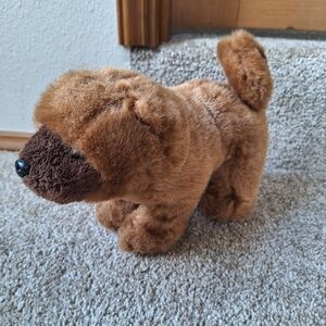 Ganz Webkinz Classic Chow Chow HM415 brown plush dog